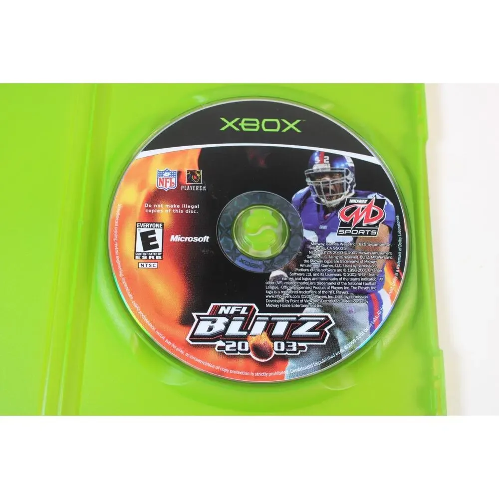 NFL Blitz 2003 (Microsoft, 2002) Authentic, tested/works great